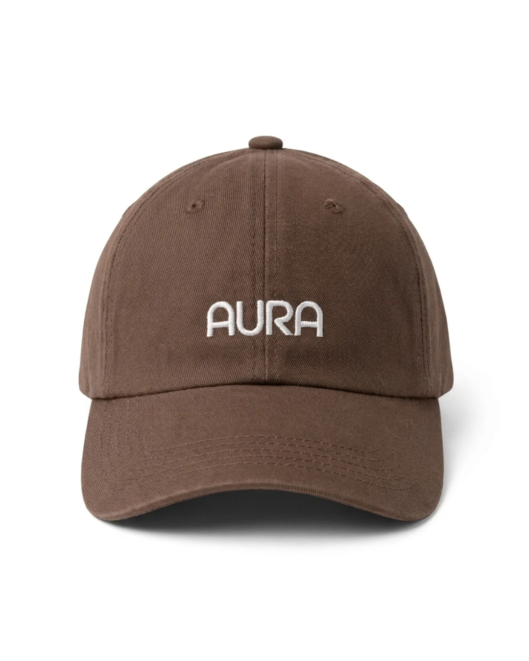 Aura Dad Hat in Ash Mocha