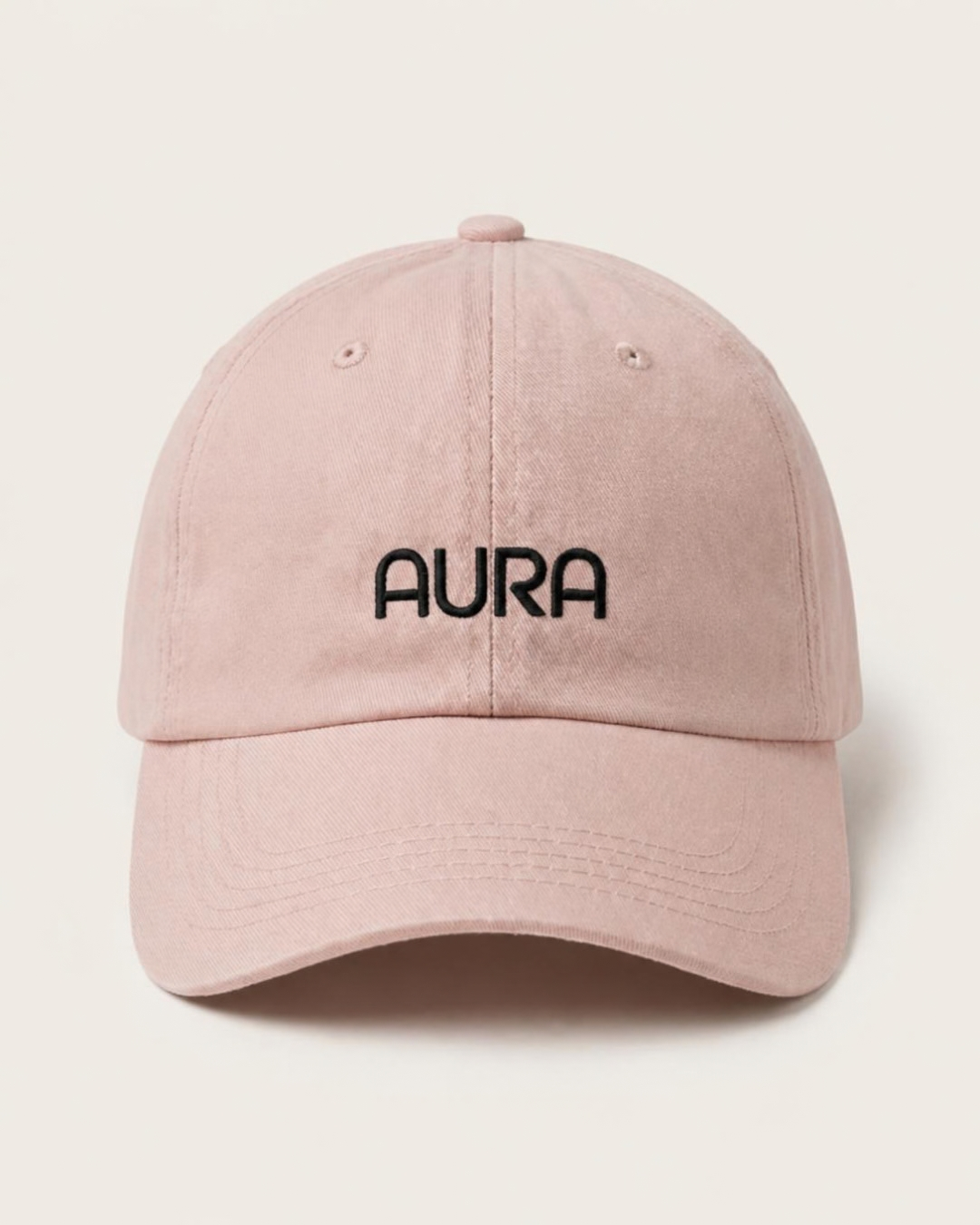 Aura Dad Hat in Cloud Pink
