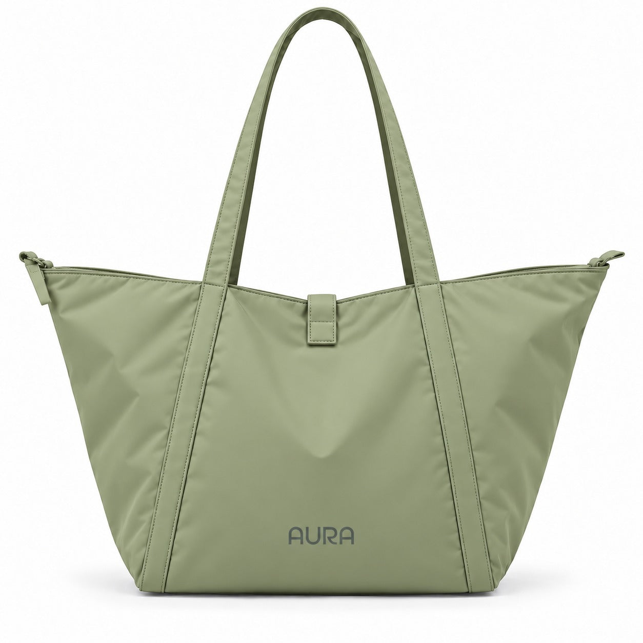 Aura Campus Tote in Matcha Cream