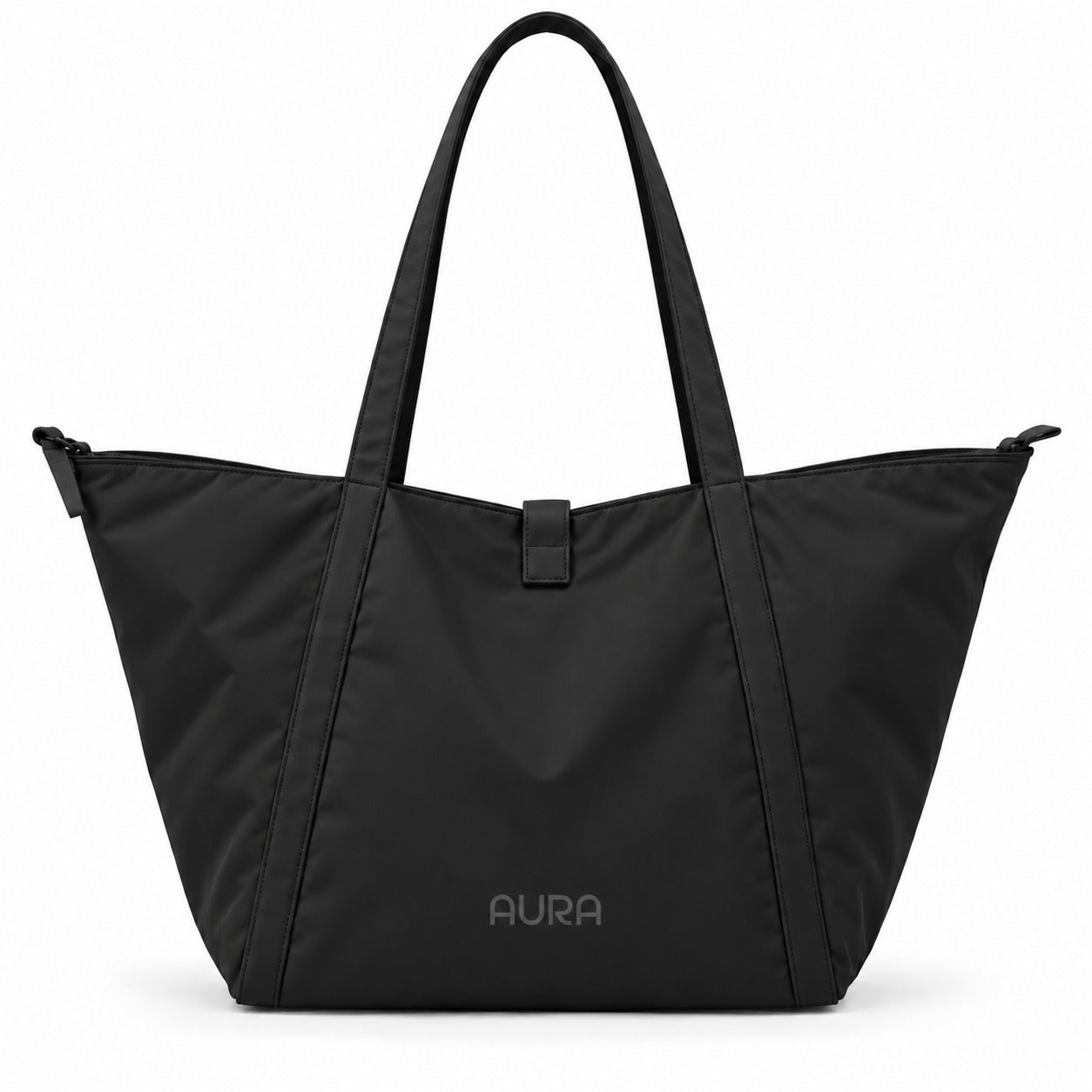 Aura Campus Tote in Shadow Black