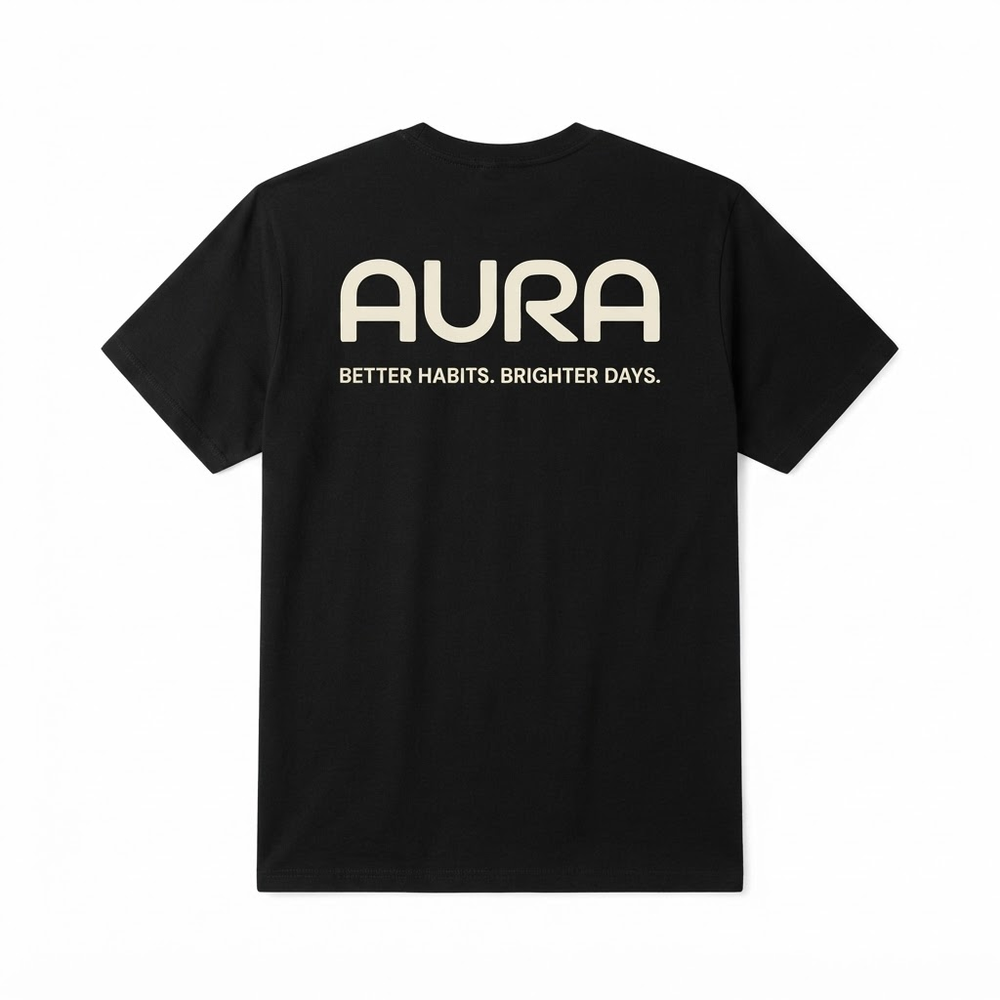 Aura Better Habits Brighter Days Tee in Default Title