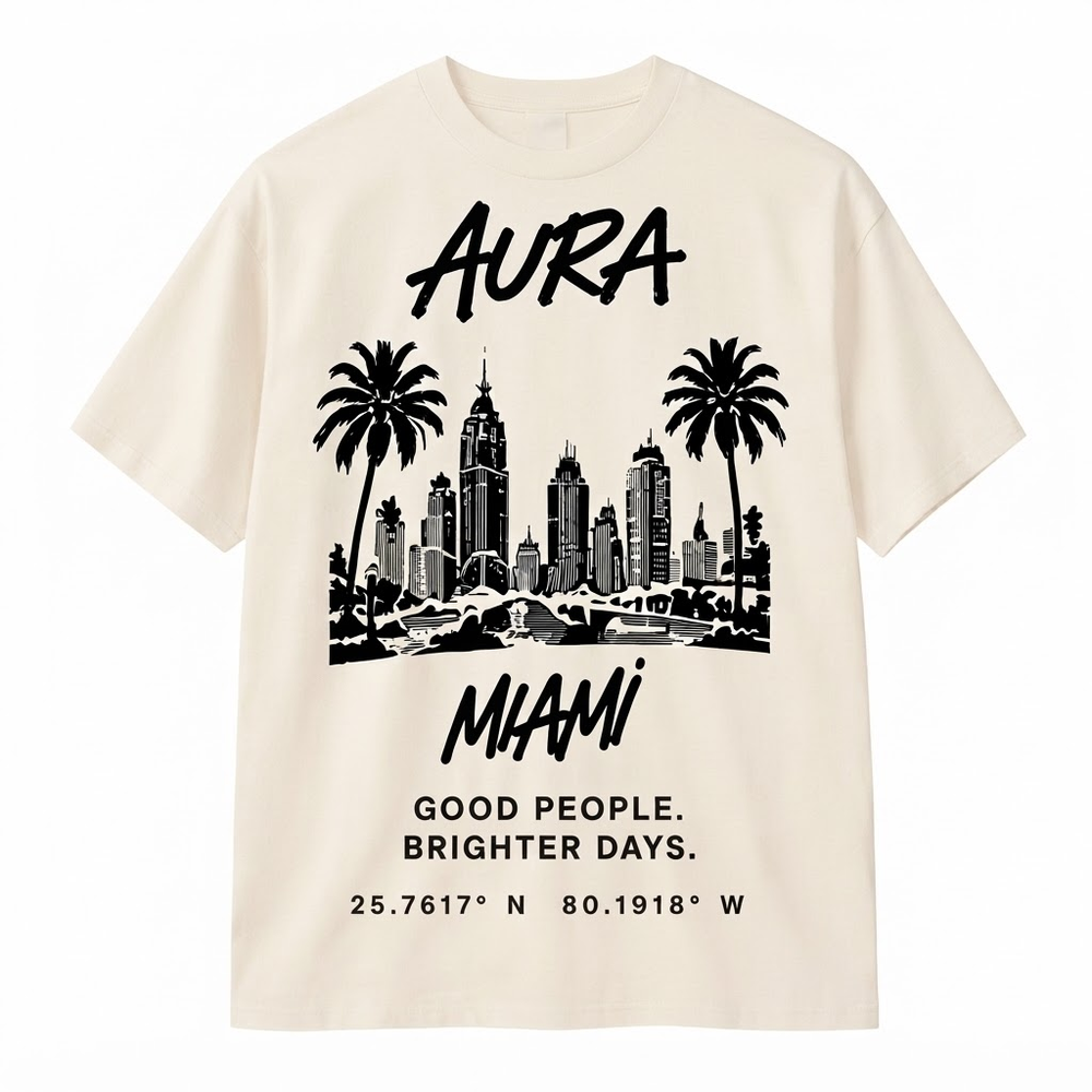 Aura Miami Tee in Default Title