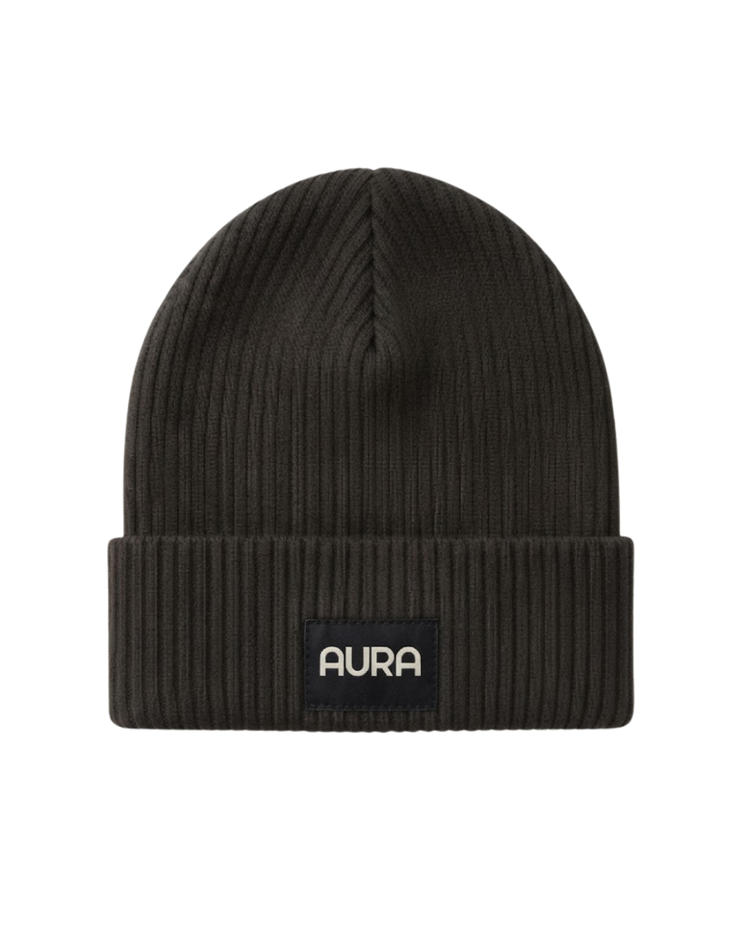 Aura Beanie in Shadow Black