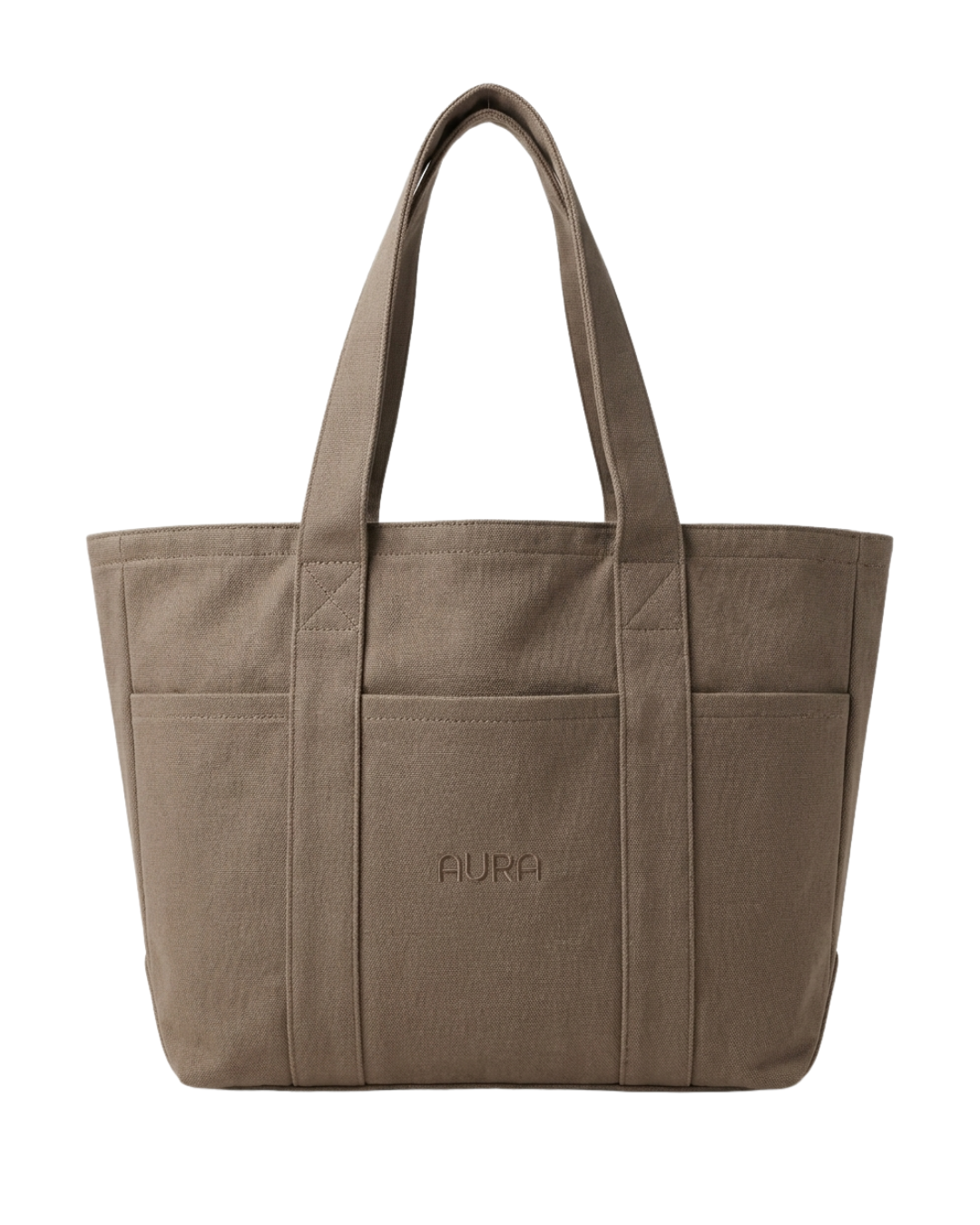 Aura Campus Pocket Tote in Ash Mocha