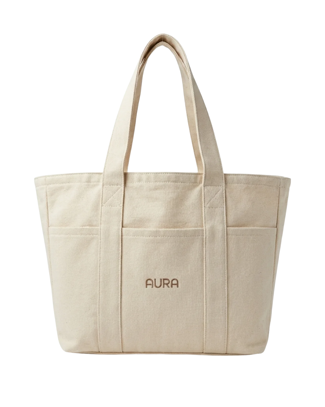 Aura Campus Pocket Tote in Moon Milk