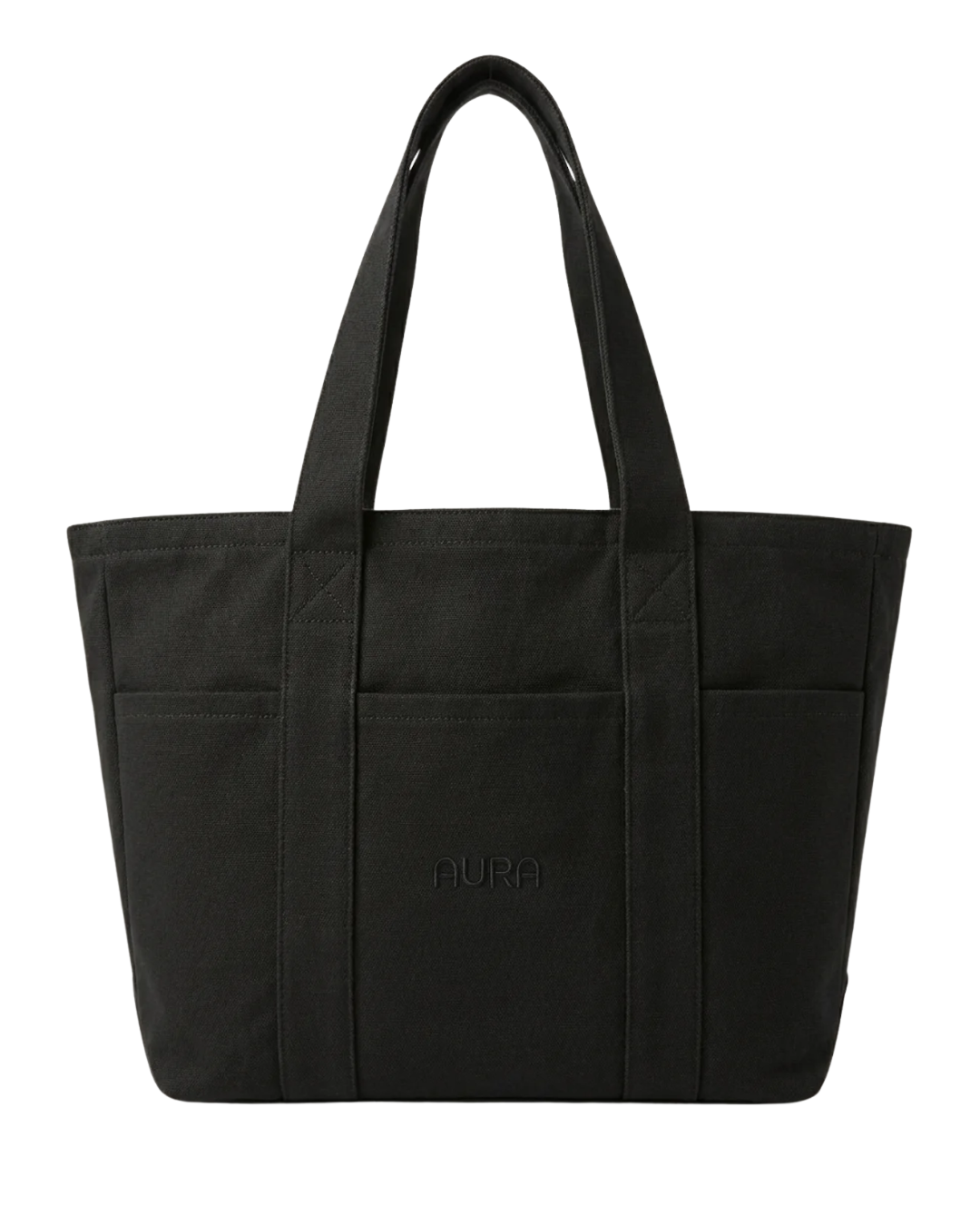Aura Campus Pocket Tote in Shadow Black