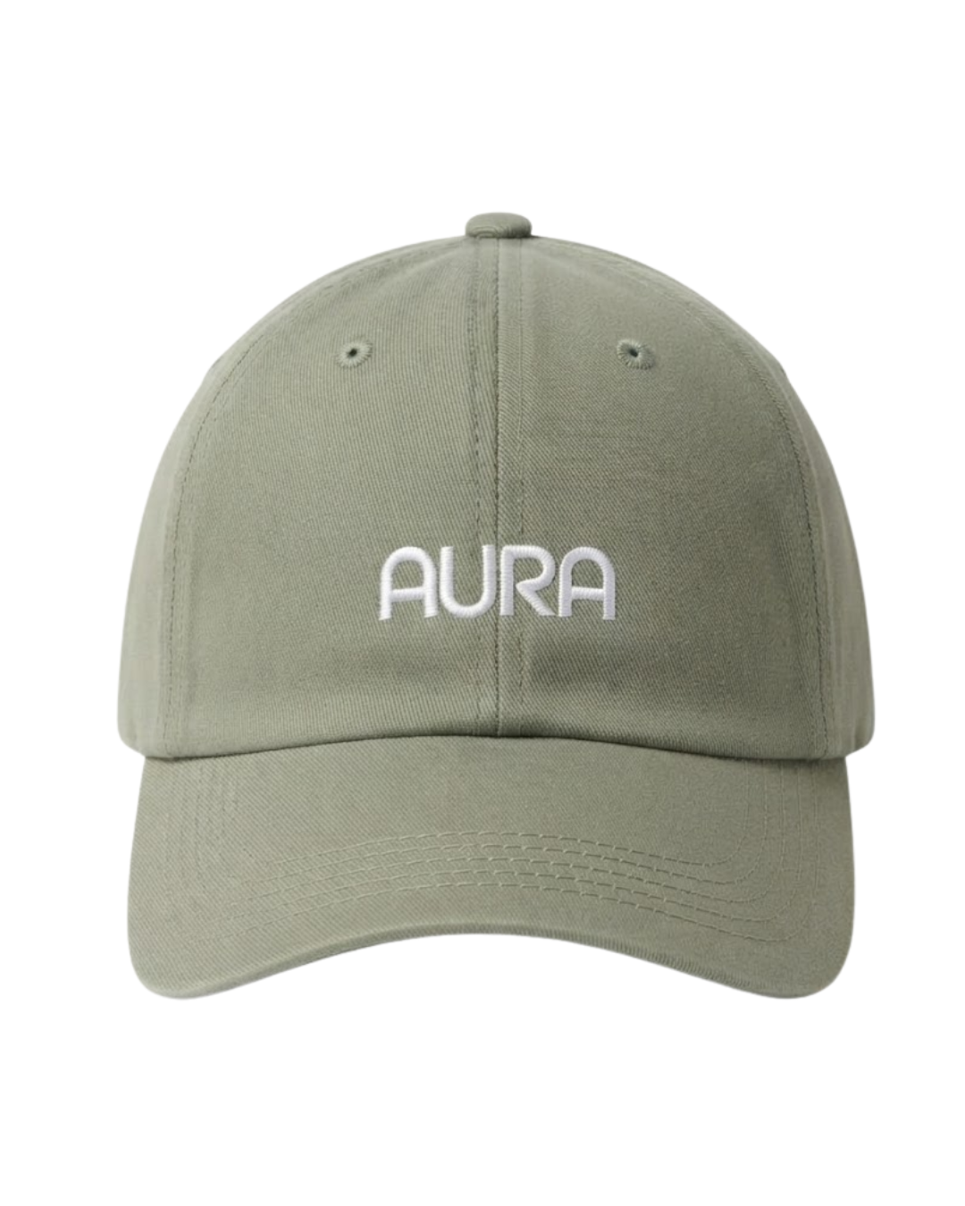 Aura Dad Hat in Matcha Cream