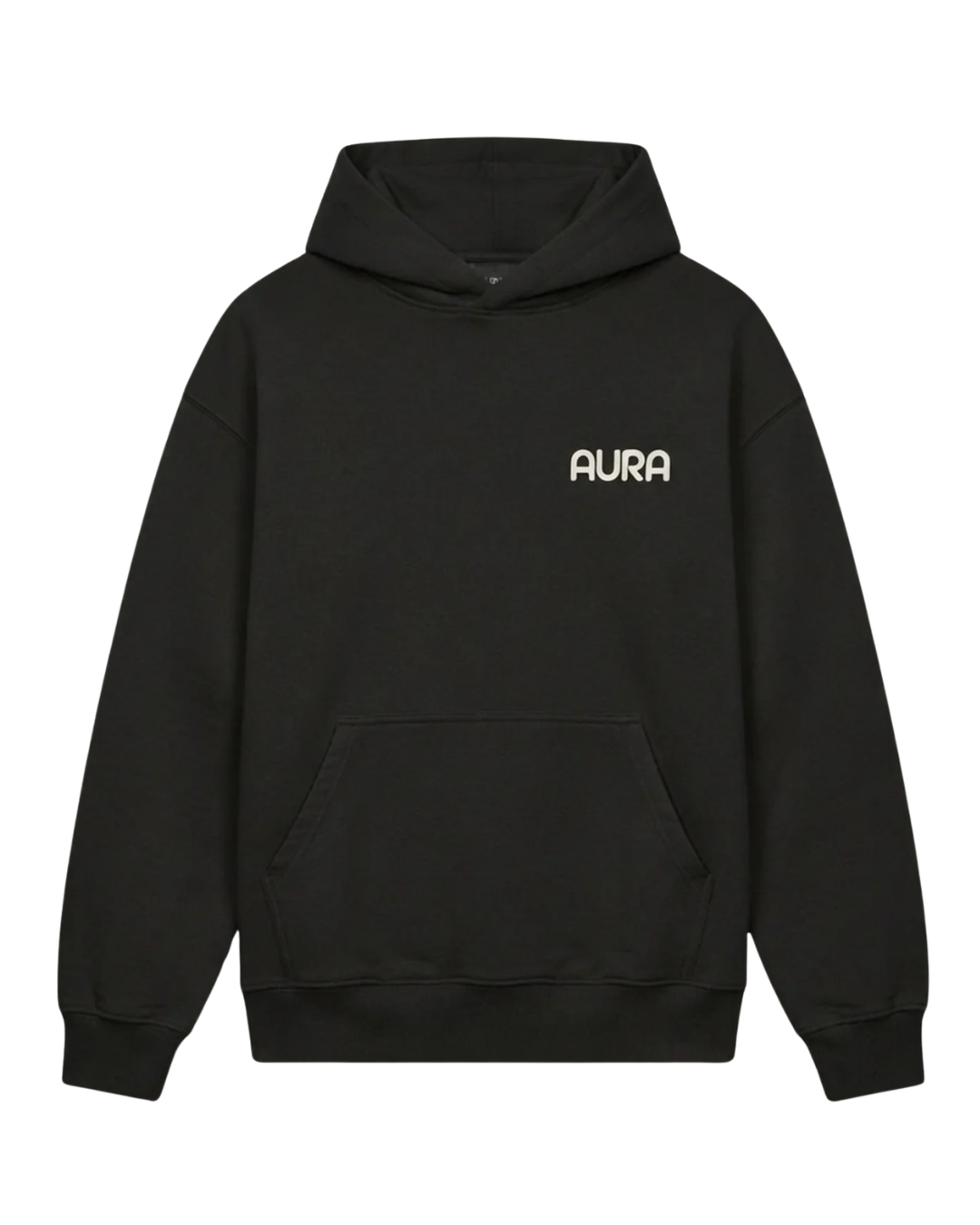 Aura Essential Hoodie in Shadow Black