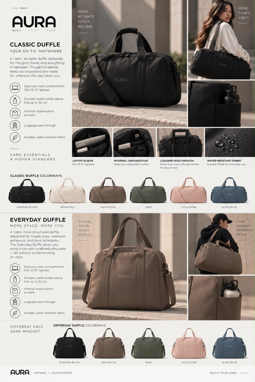 Aura bags collection