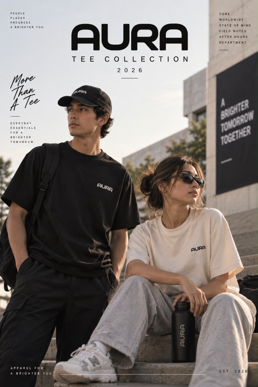 Aura apparel collection campaign